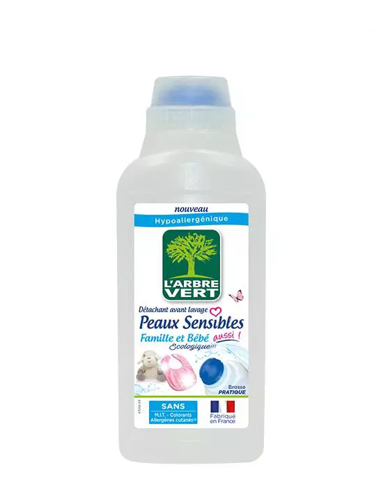 Larbre Vert mosás előtti folttisztító gél érzékeny bőrre családbarát 500 ml