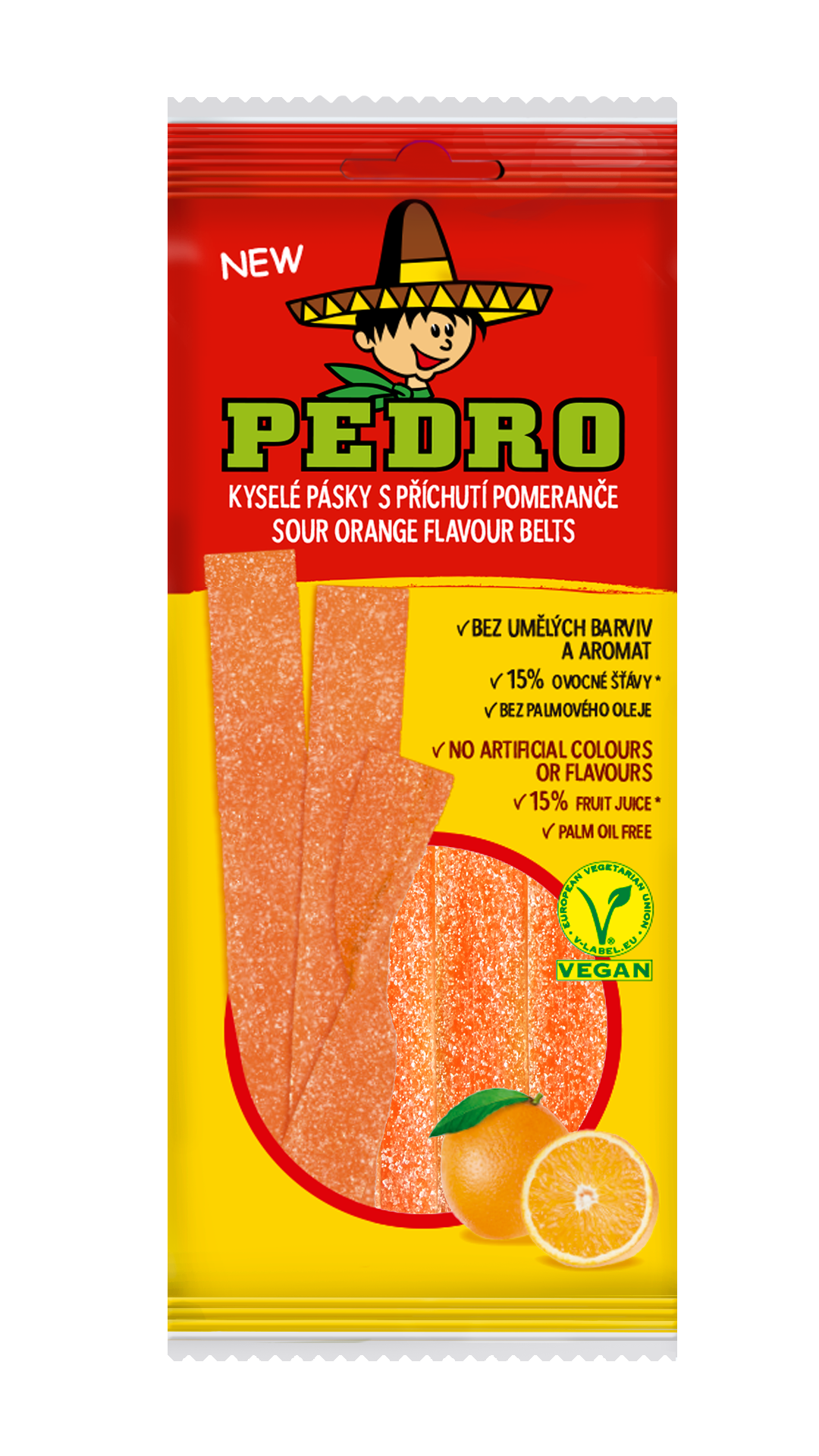 Pedro orange belt gumicukor vegán 80 g