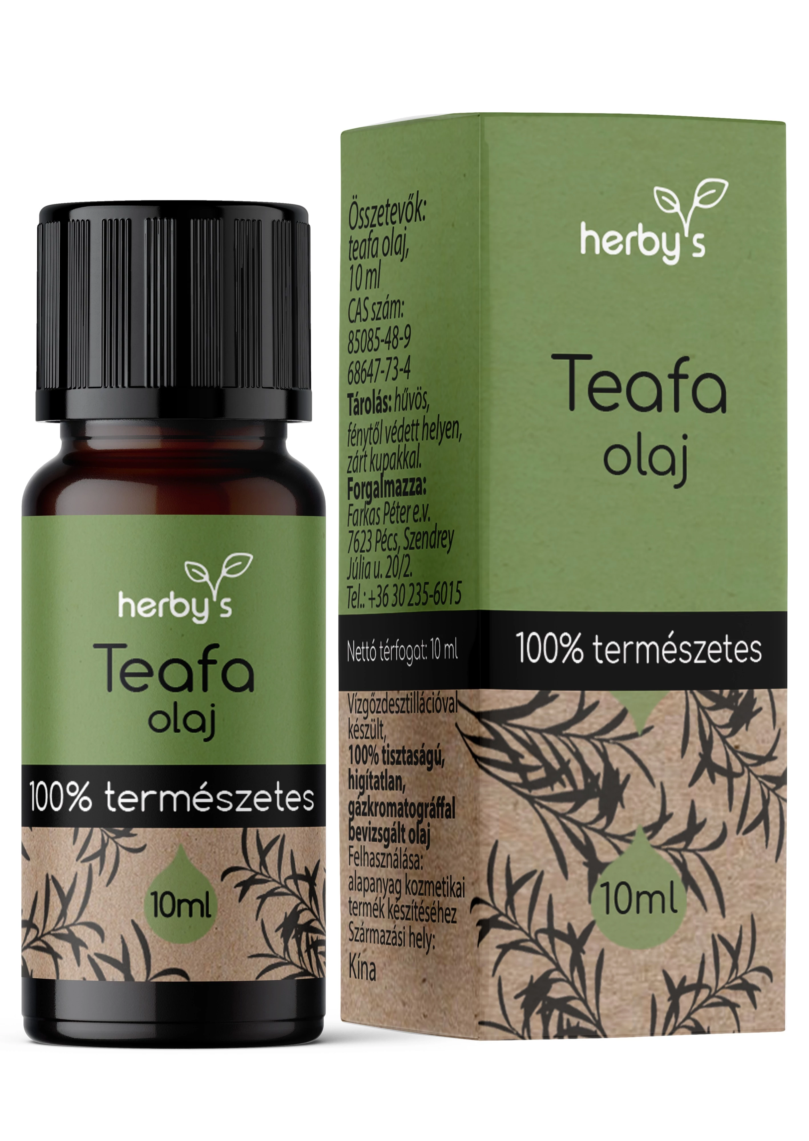 Herbys teafa illóolaj 10 ml