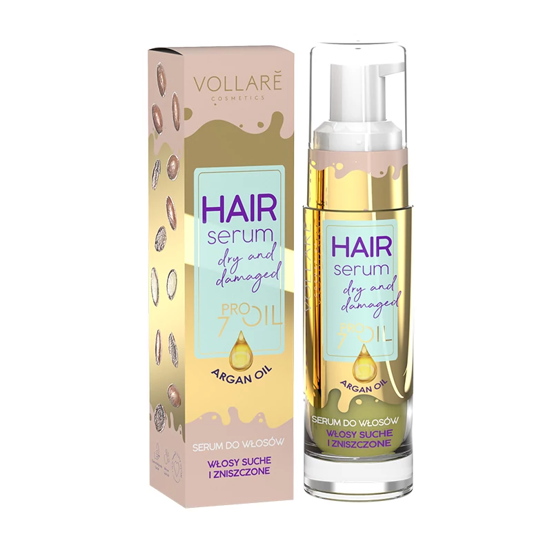 Vollaré pro oil hajvégápoló olaj száraz, sérült hajra argán olajjal 30 ml