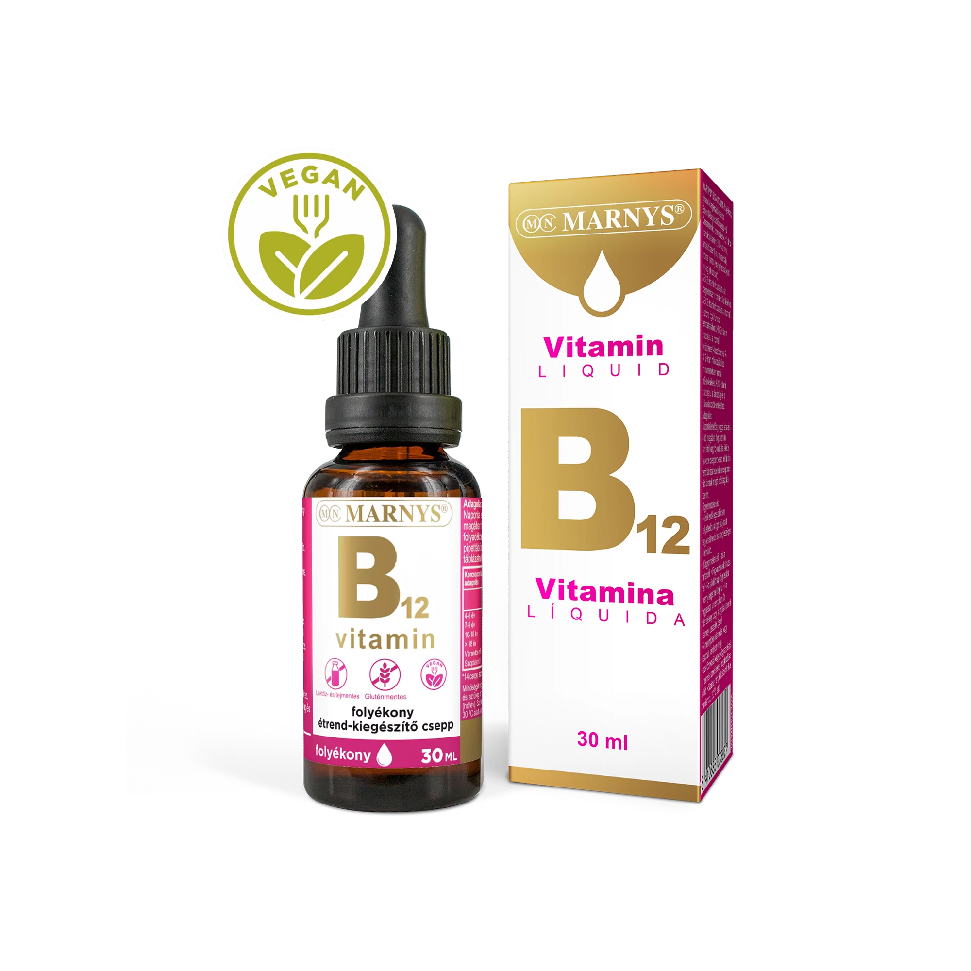 Marnys folyékony b12-vitamin csepp 30 ml