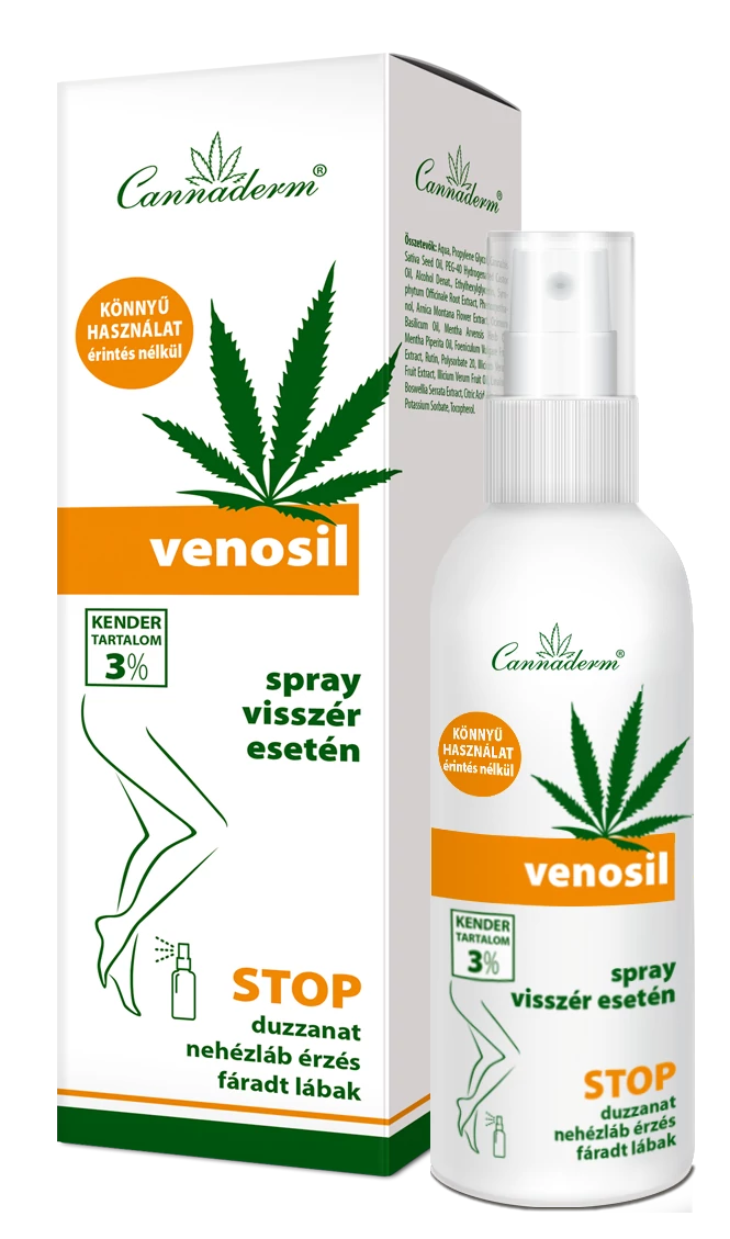 Cannaderm venosil spray visszér esetén 150 ml