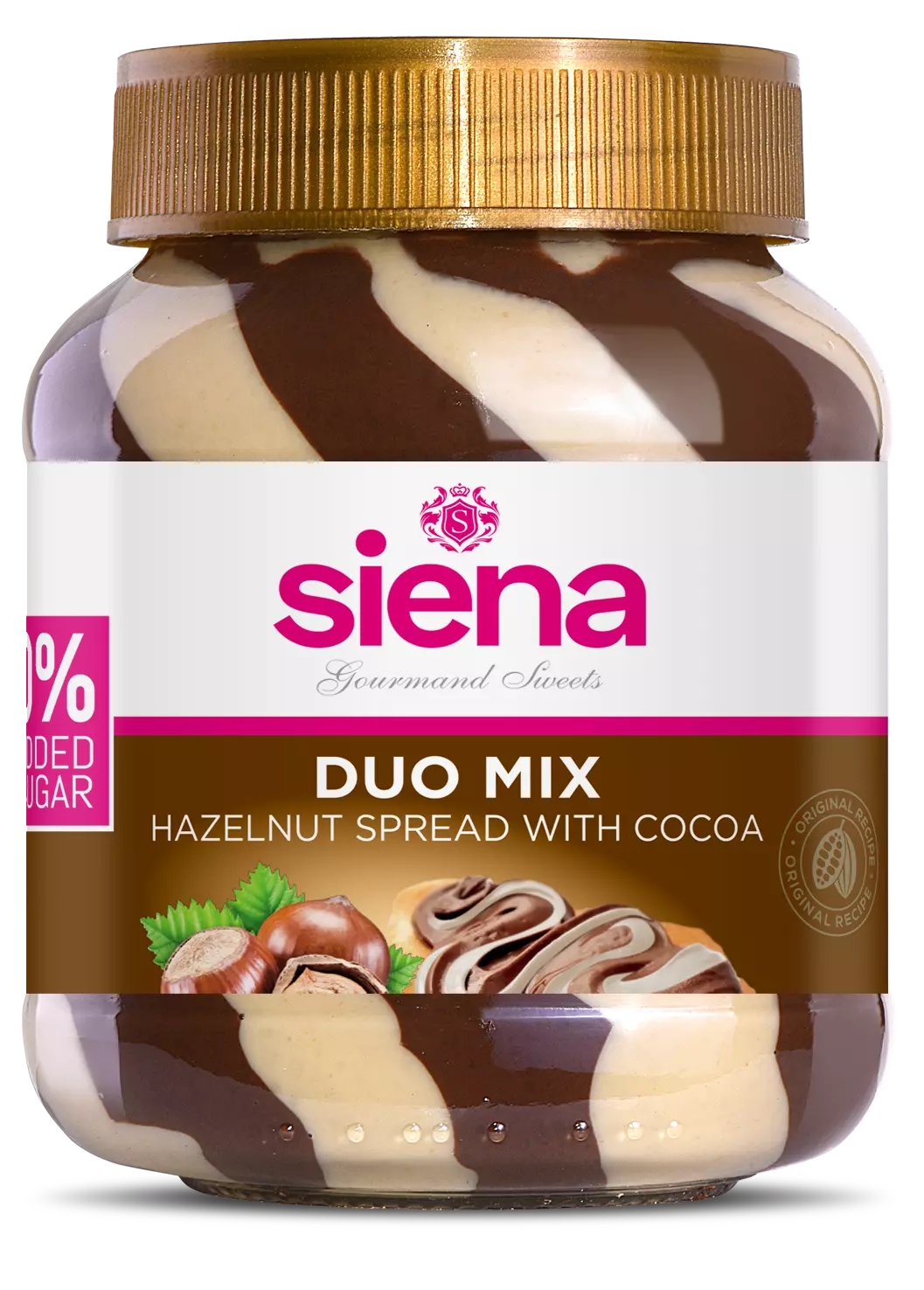 Siena duo mix kakaós mogyorós tejkrém édesítőszerrel 400 g