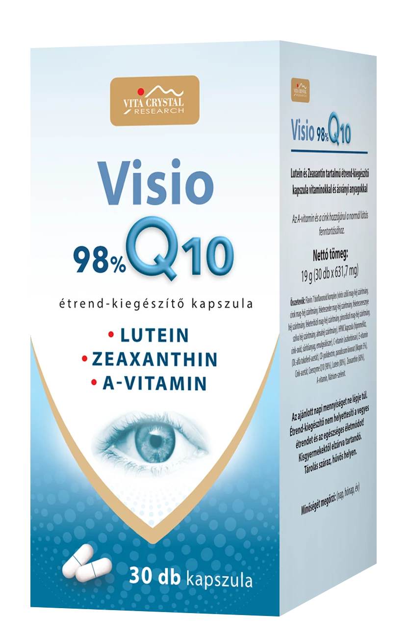 Vita Crytal visio 98% q10 étrend-kiegészítő kapszula 30 db