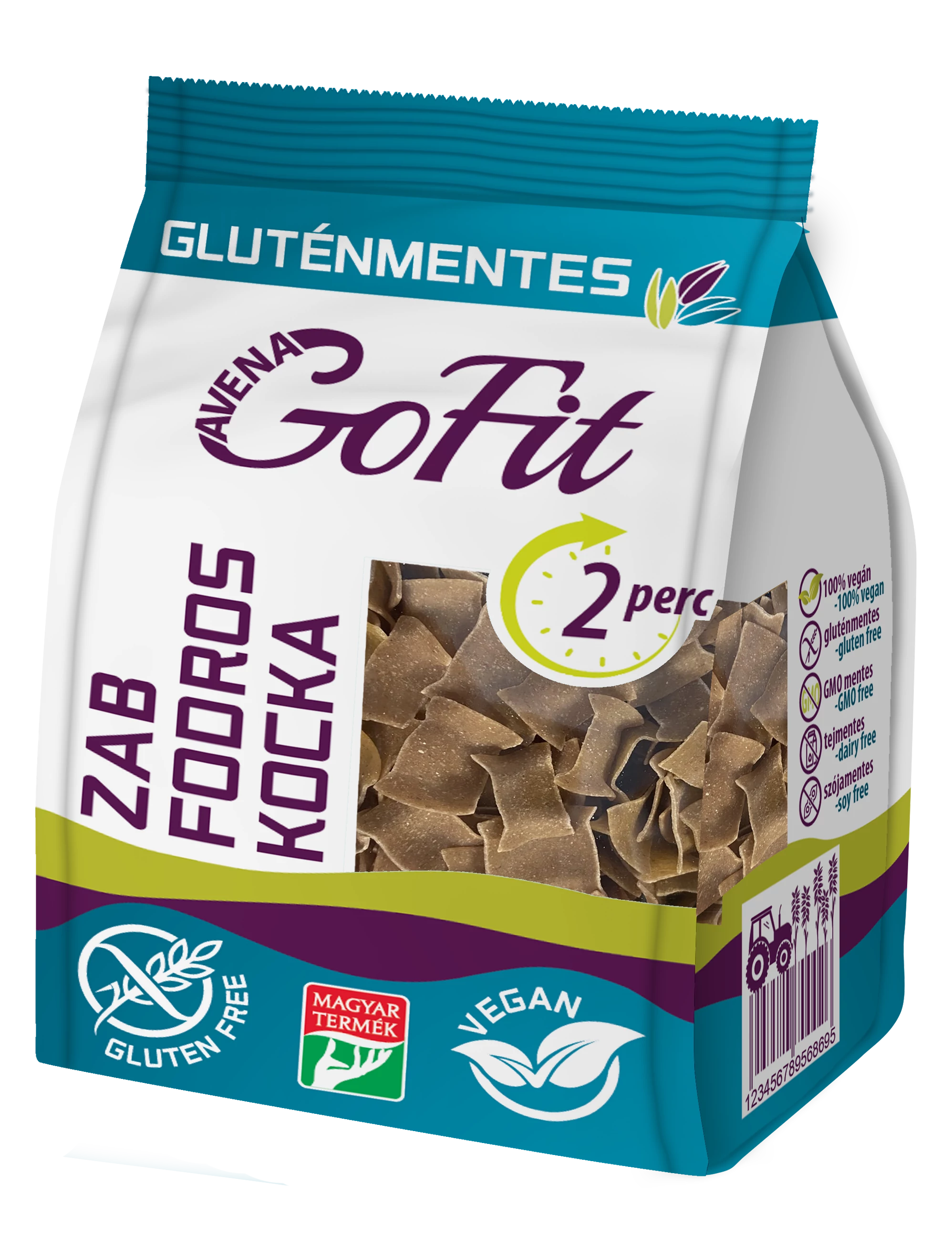 Avena Gofit gluténmentes zab száraztészta fodros kocka 200 g