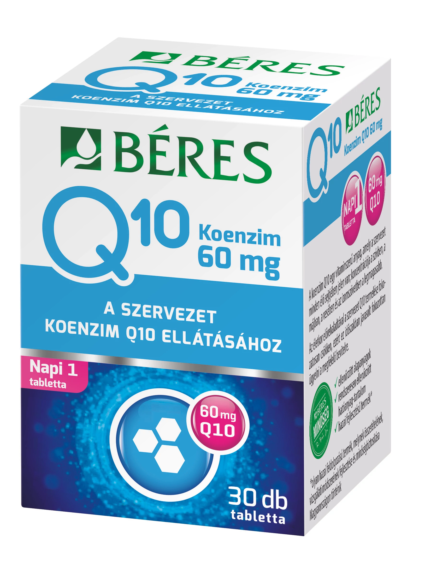 Béres q10 60mg tabletta 30 db