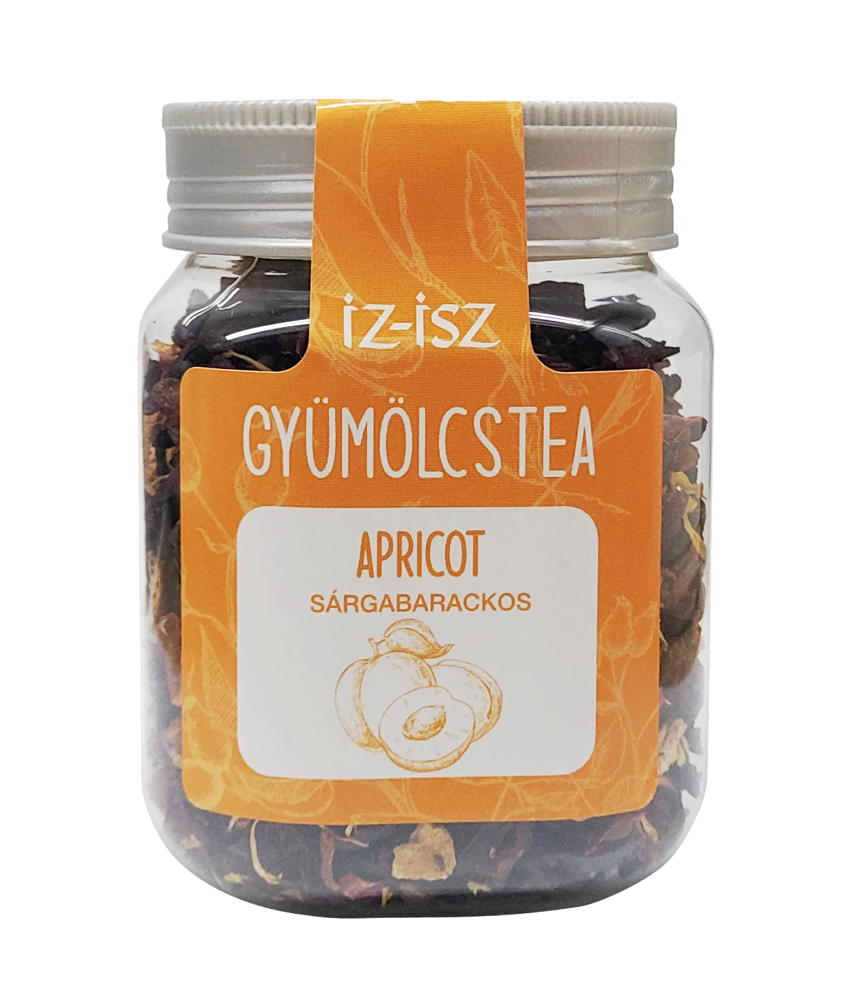 Íz-isz gyümölcstea sárgabarackos 120 g