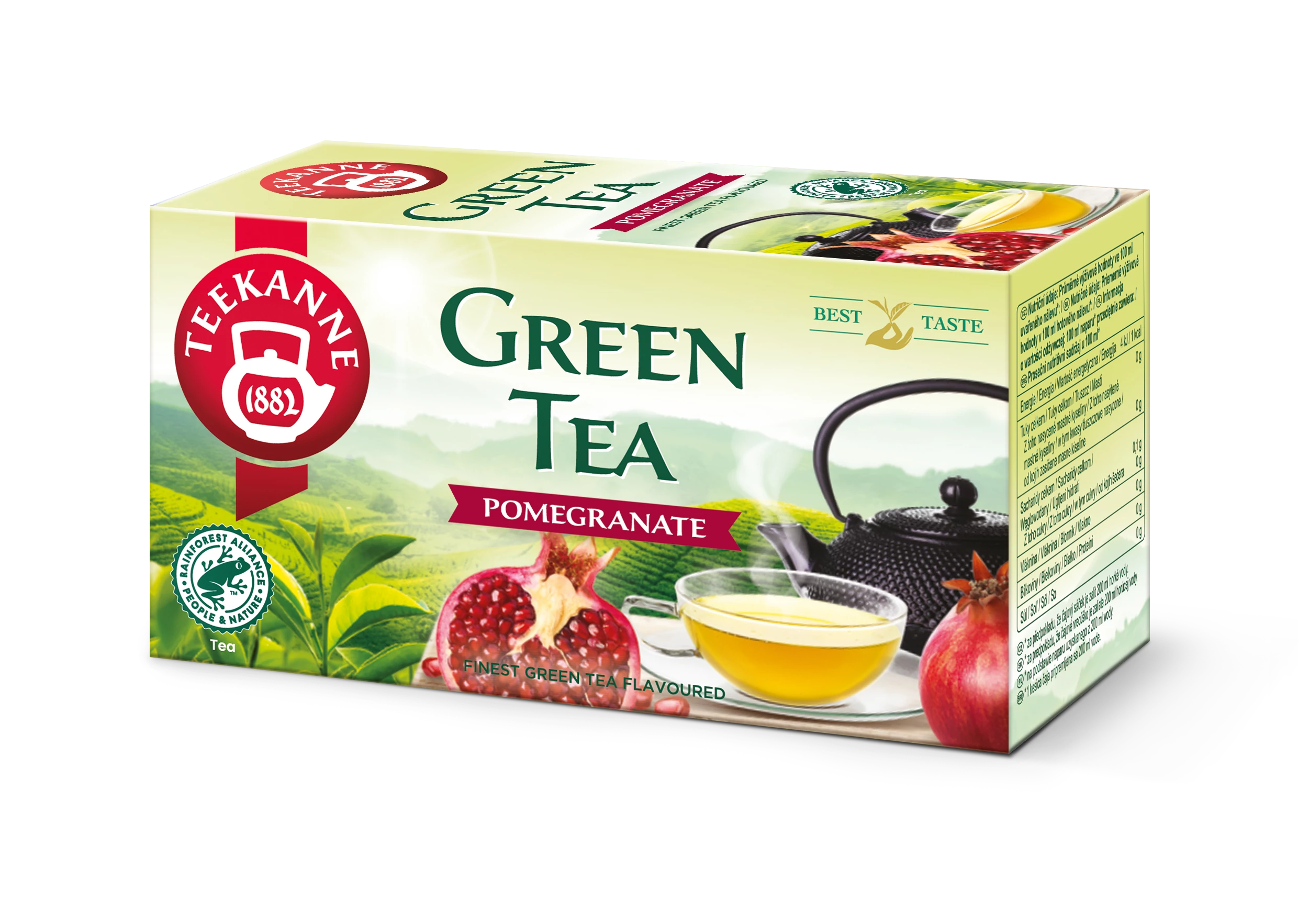Teekanne gránátalmás zöld tea 20x1,75g 35 g