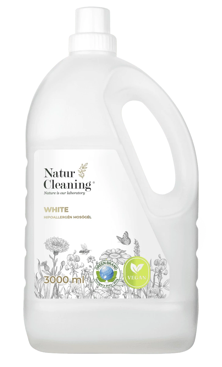 Naturcleaning white hipoallergén mosógél 3000 ml