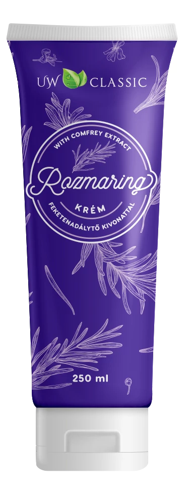 Uw classic rozmaring krém feketenadálytő kivonattal tubusos 250 ml