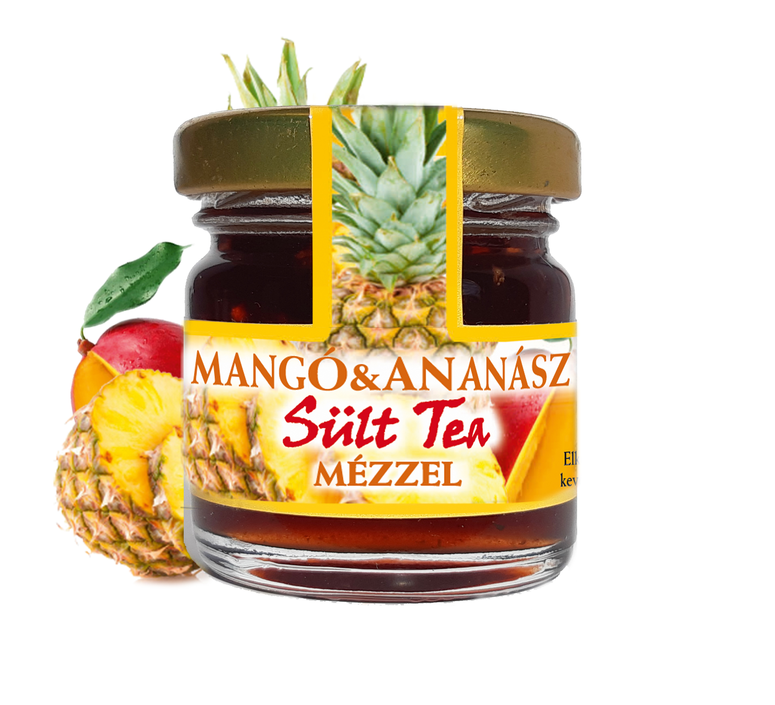 Mecsek sült tea mézzel mangó-ananász 40 ml