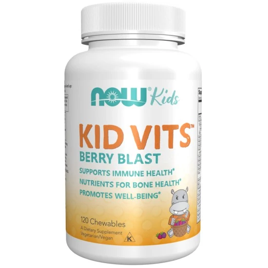 Now kid vits berry blast multivitamin málnás rágótabletta 120 db