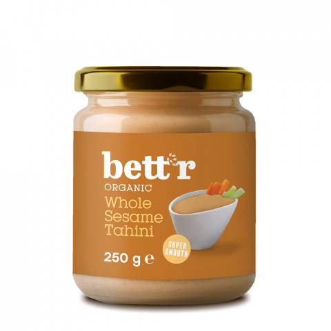 Bettr bio vegán tahini szezámkrém pörkölt szezámmagból 250 g
