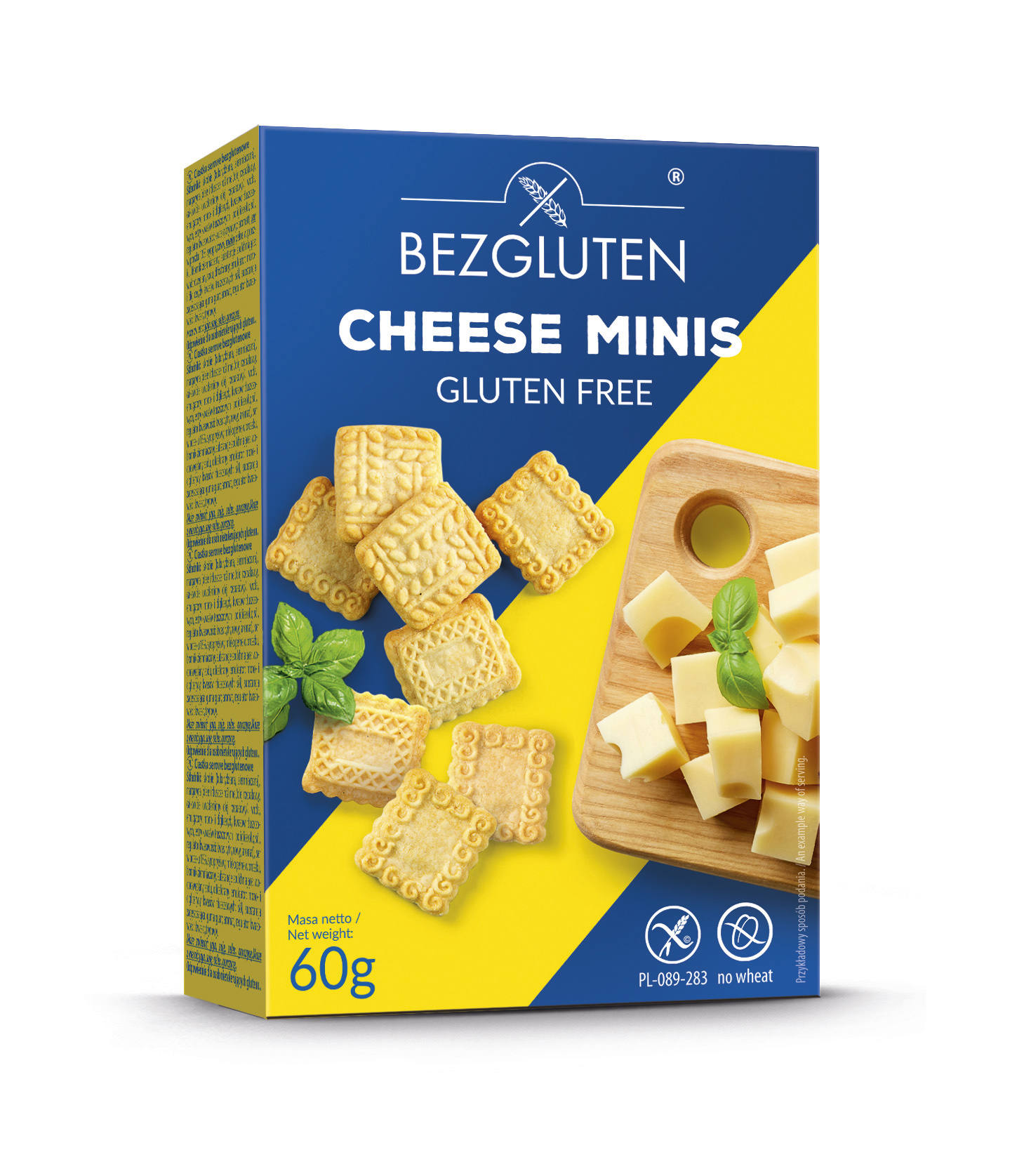 Bezgluten gluténmentes sajtos mini falatkák 60 g