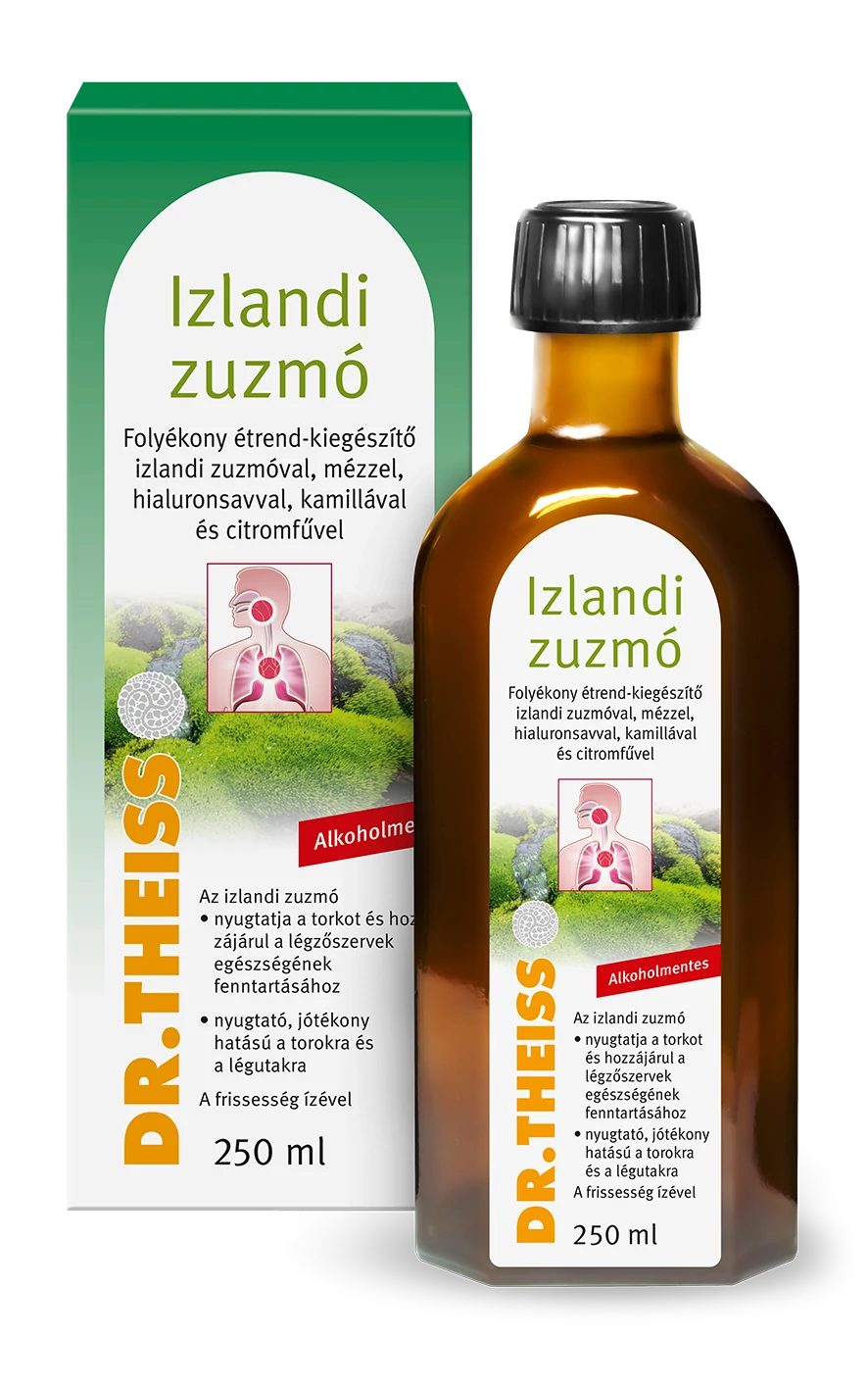 Dr.Theiss izlandi zuzmó folyékony étrend-kiegészítő 250 ml