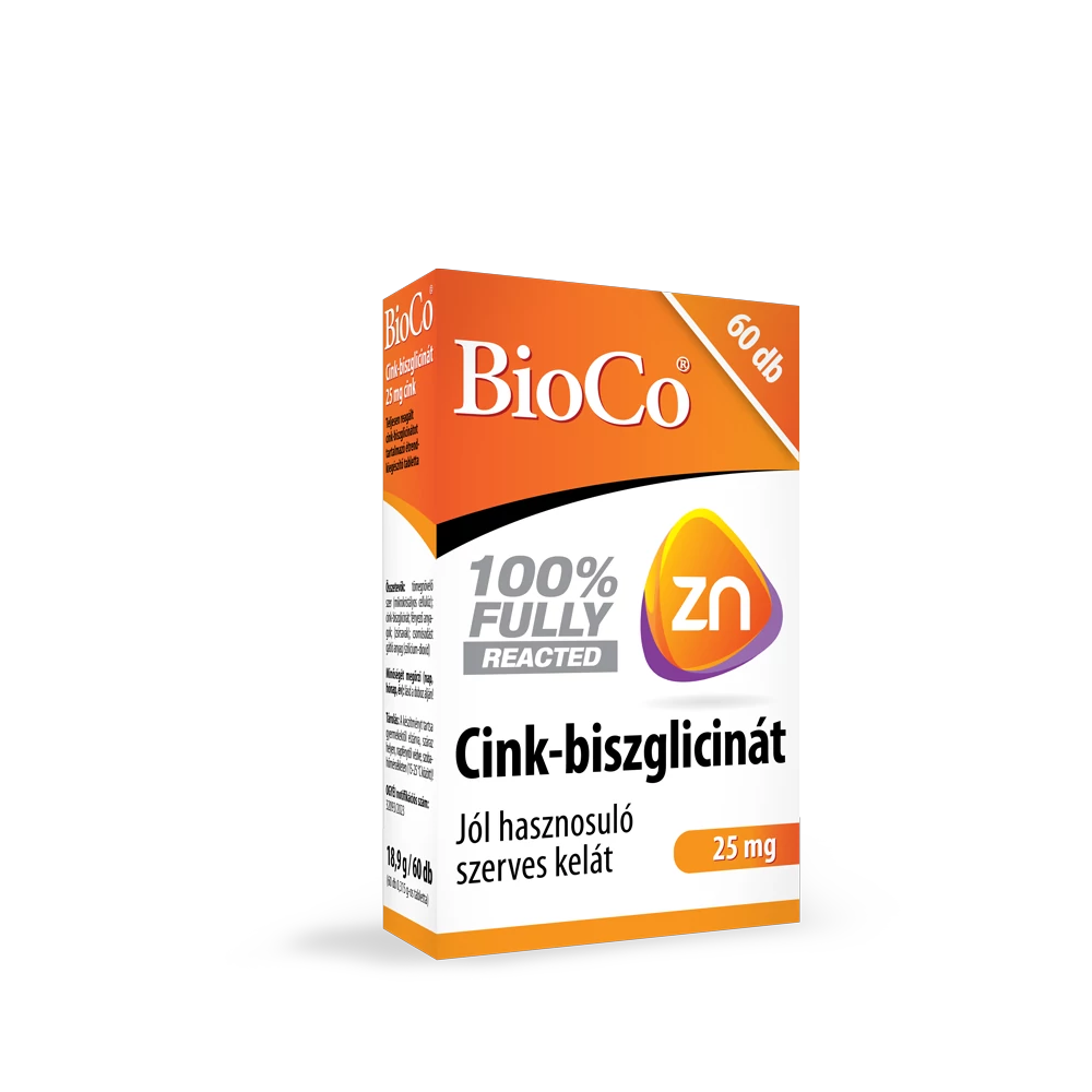 Bioco cink-biszglicinát 25mg tabletta 60 db