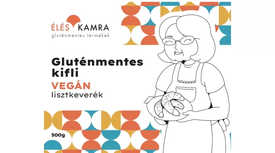 Éléskamra vegan kifli lisztkeverék gluténmentes 500 g