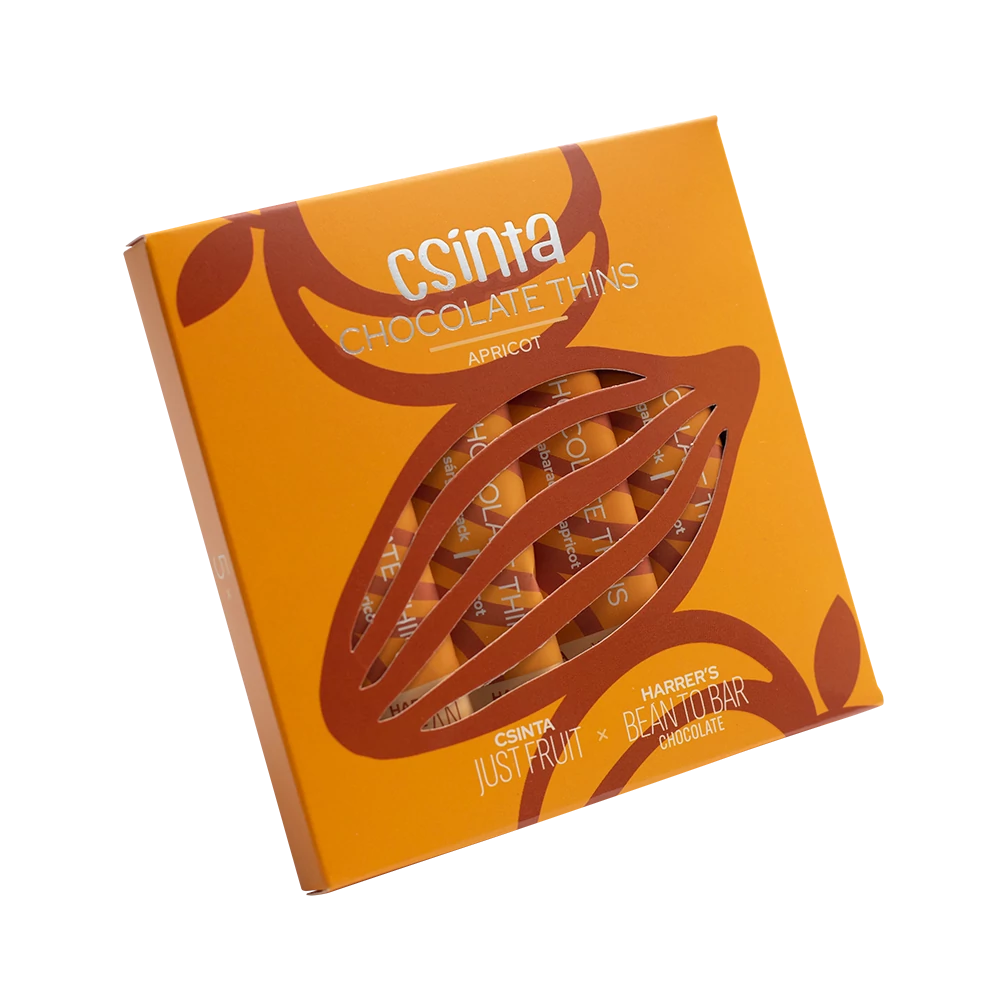 Csinta chocolate thins sárgabarack 5db-os 40 g