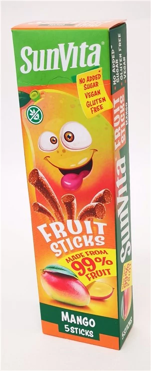 Sunvita fruit sticks mangó 5 db 100 g