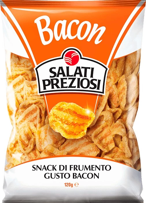 Salatipreziozi bacon ízű chips 120 g