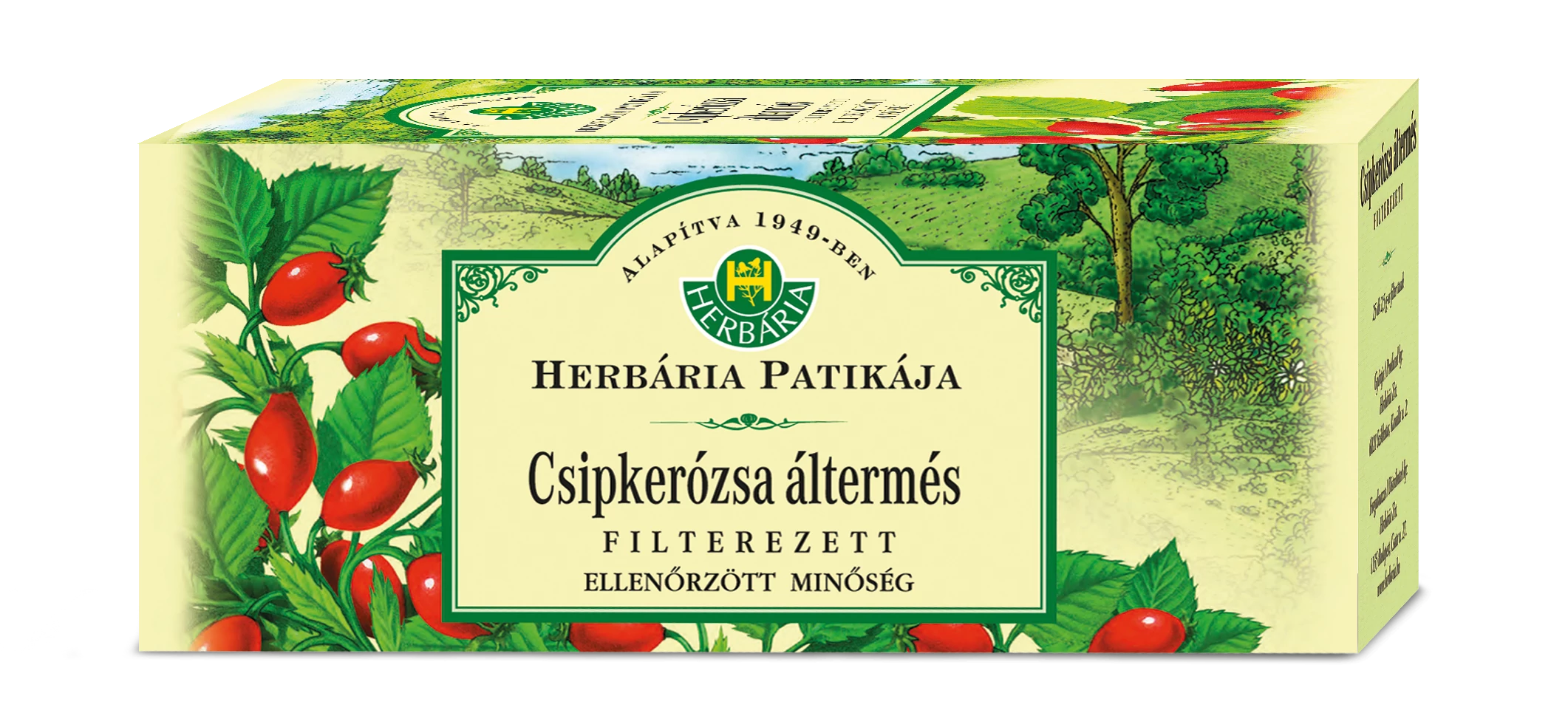 Herbária csipkerózsa áltermés tea 25x2,5g 62 g