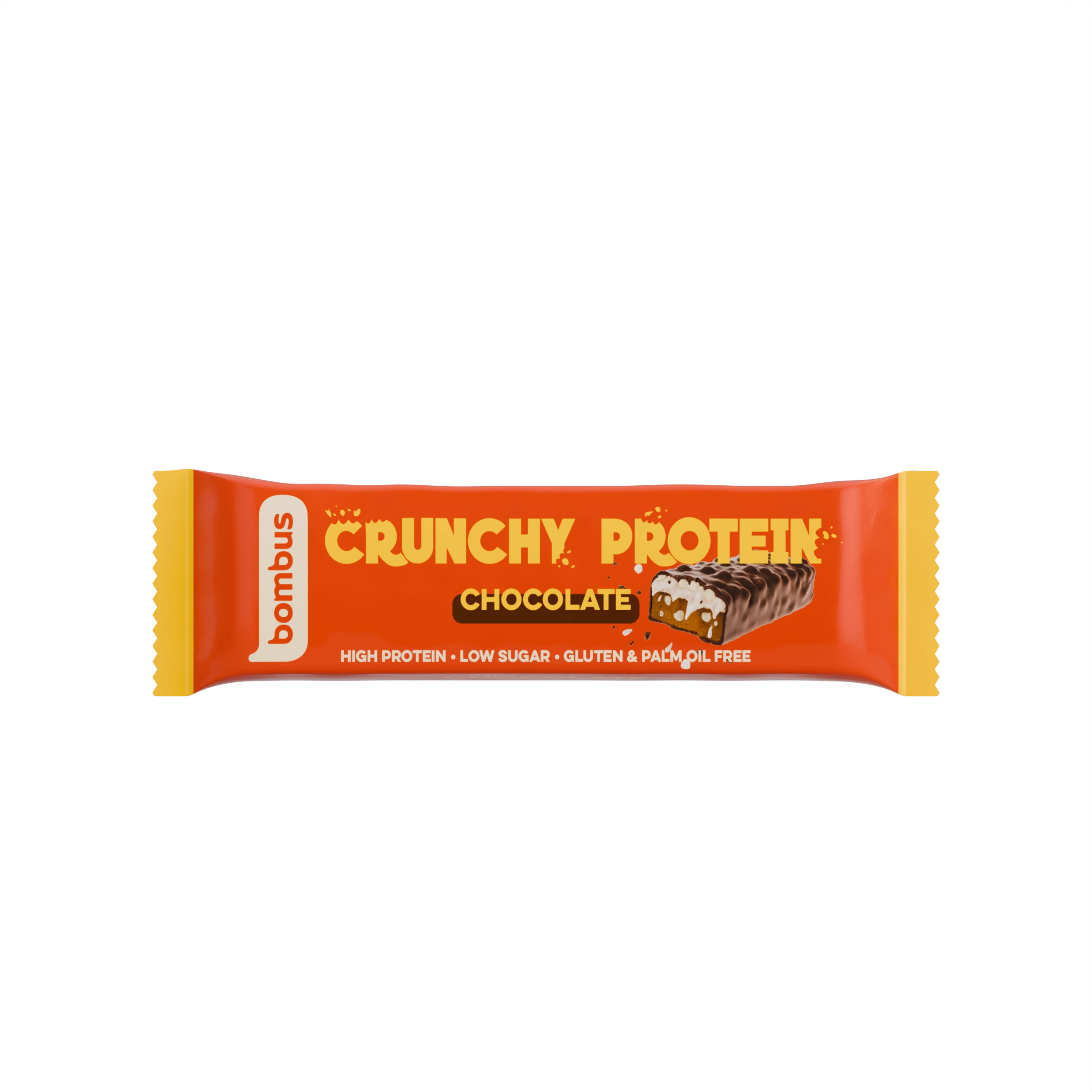 Bombus crunchy proteinszelet tejcsokoládéval és édesítőszerrel 50 g