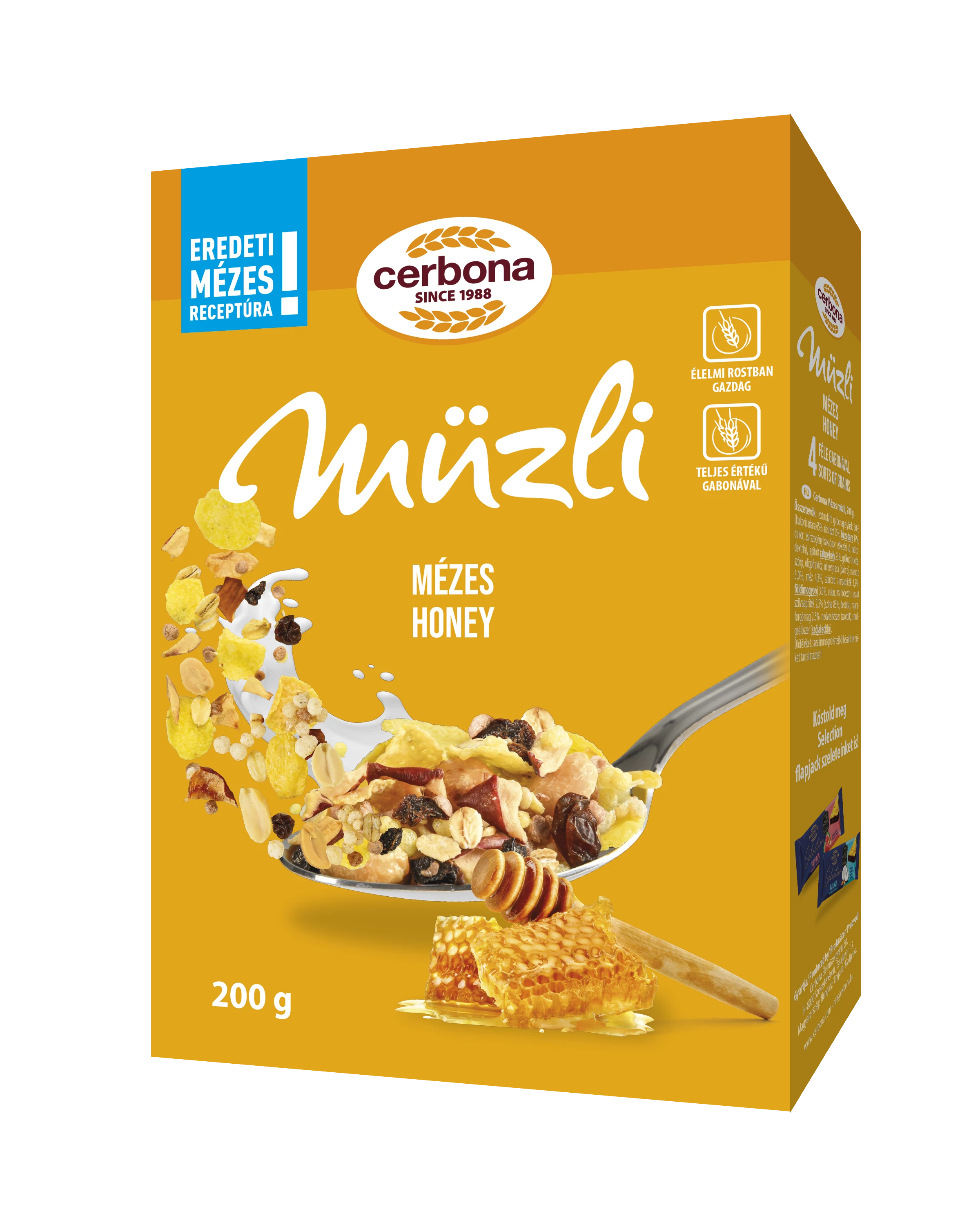 Cerbona müzli mézes 200 g