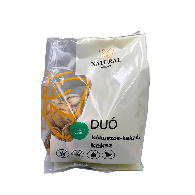 Natural gluténmentes duó keksz kókuszos kakaós 150 g