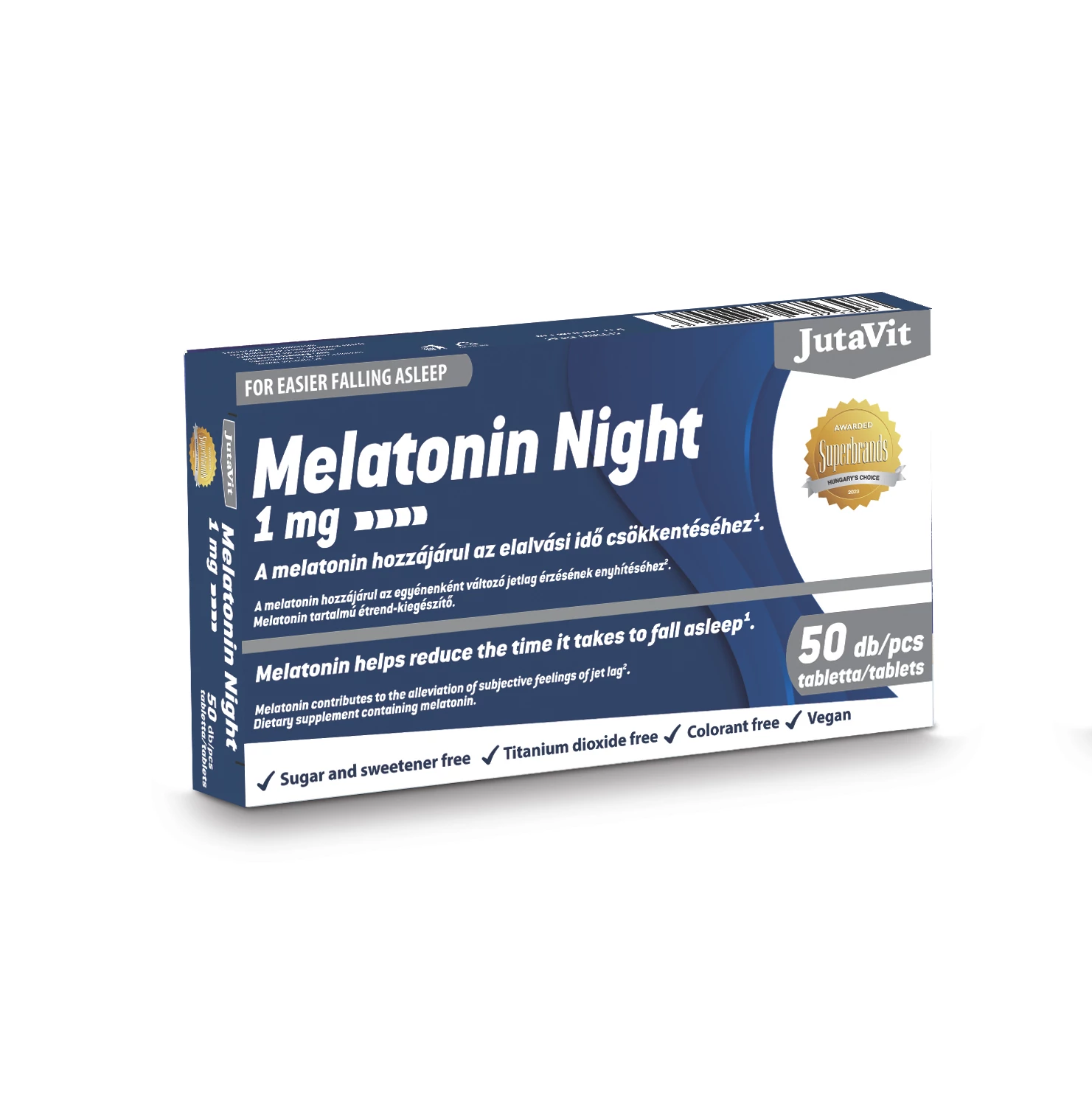 Jutavit melatonin night 1mg tabletta 50 db