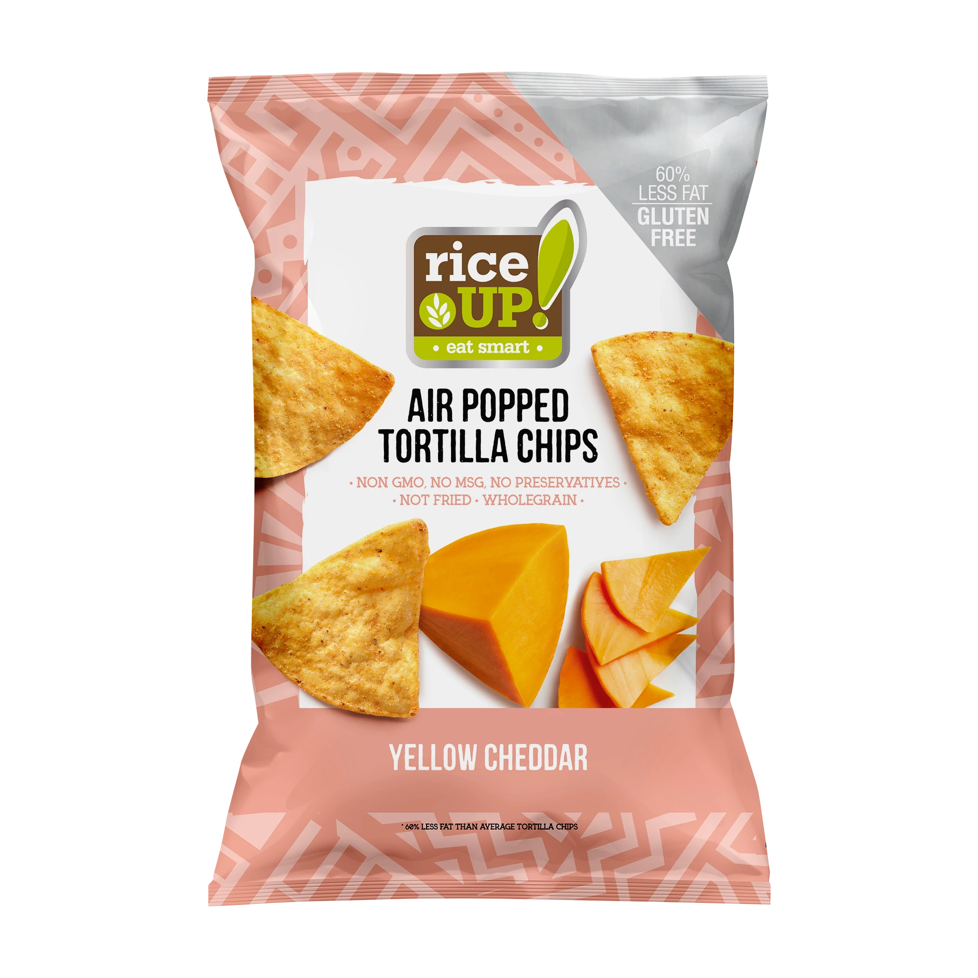 Rice Up tortilla chips cheddar sajt ízű 60 g