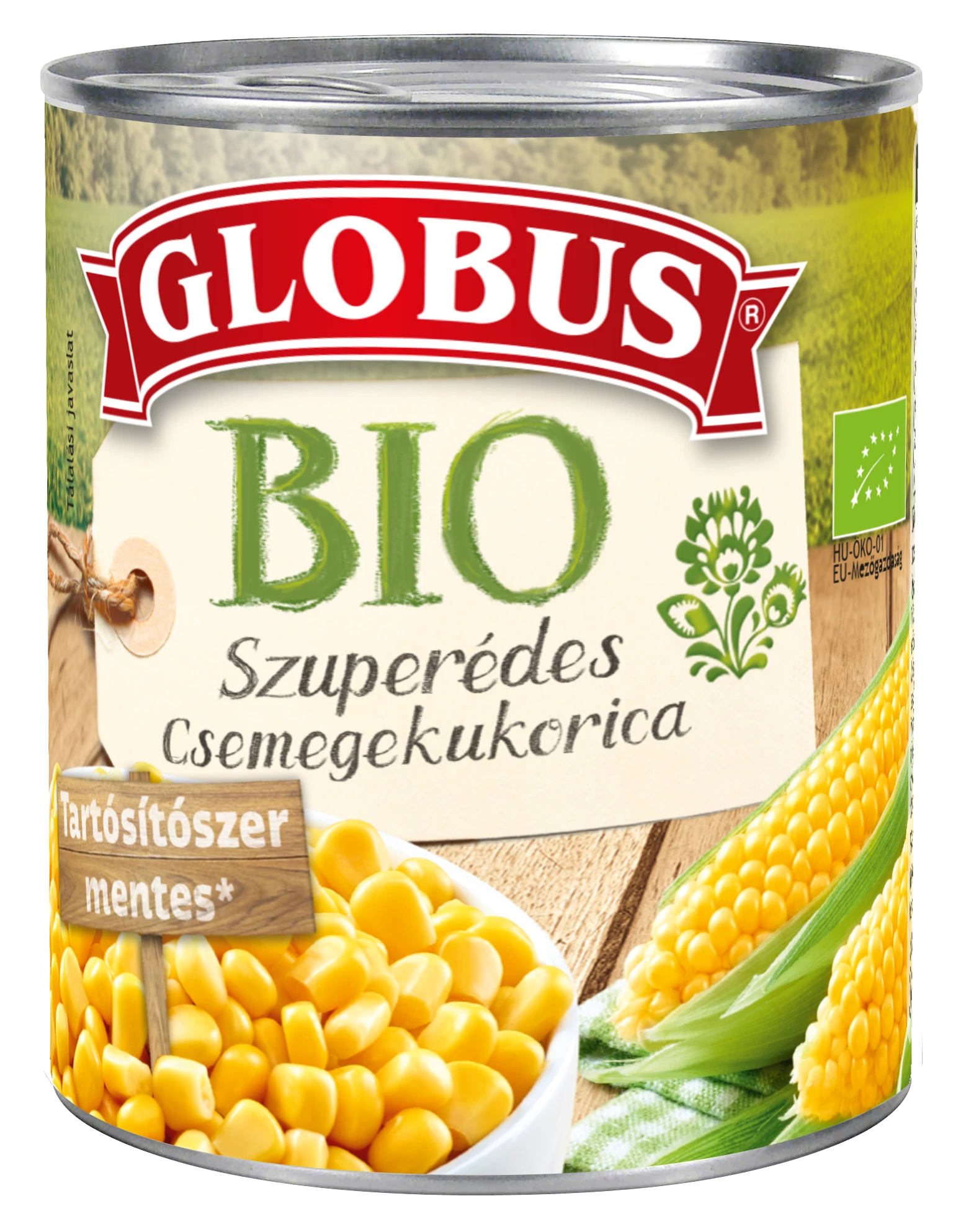 Globus bio szuperédes csemegekukorica konzerv 1 db