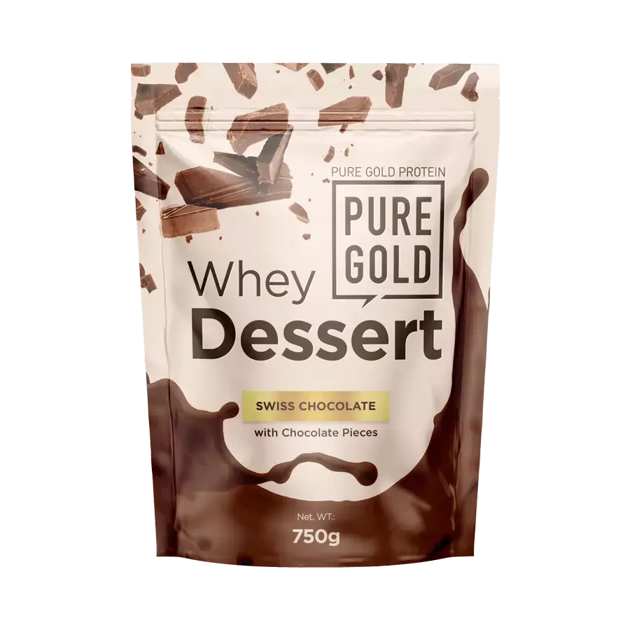 Whey Dessert fehérje italpor - 750g - PureGold - Svájci csokoládé