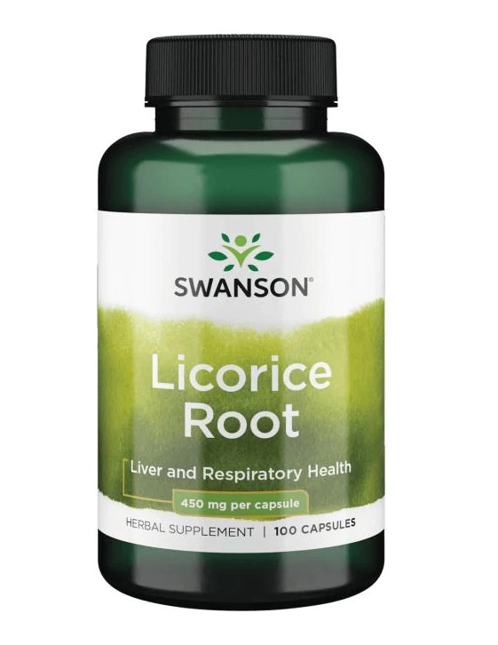 Swanson Swanson Licorice Root (Édesgyökér) 100db kapszula Vitalmax