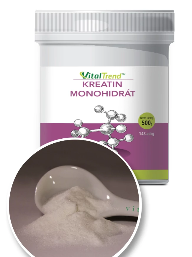 VitalTrend Kreatin-monohidrát por - 500g