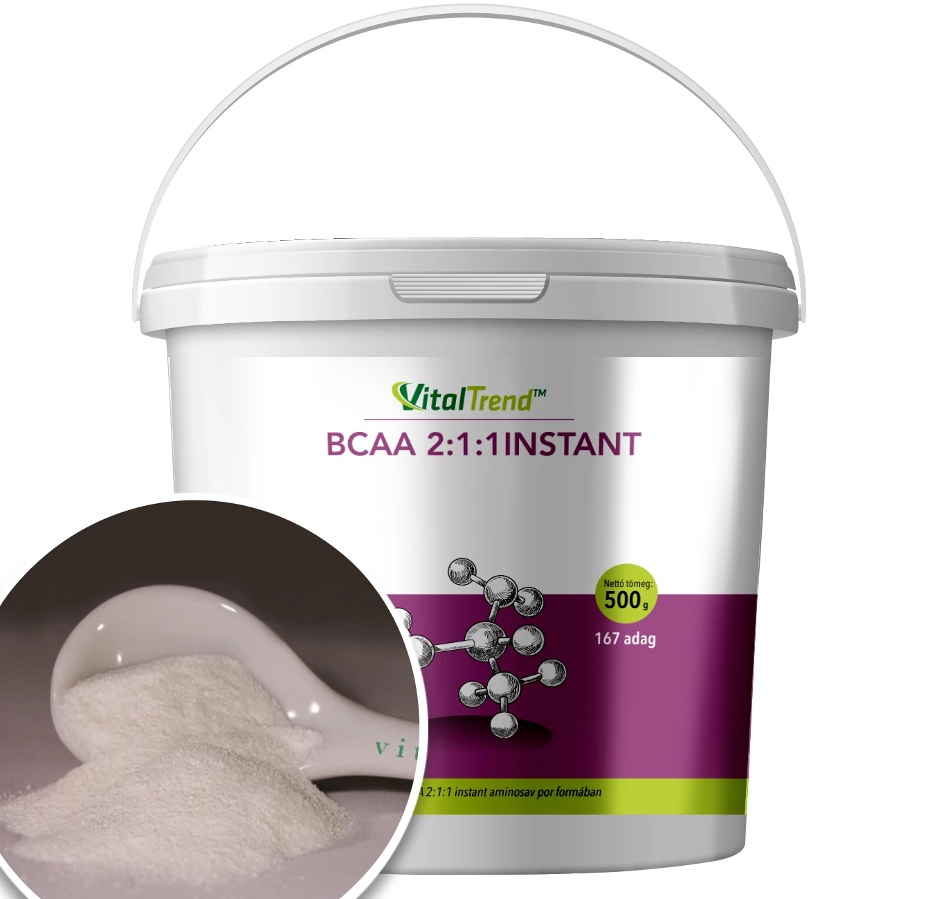 VitalTrend BCAA (2:1:1) Instant por - 500g